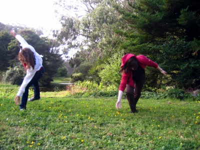 cartwheeling away