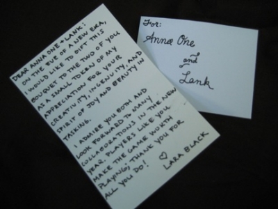 the note