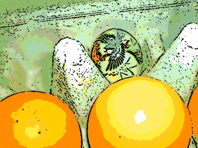 Egg among Eggs (Stylised)