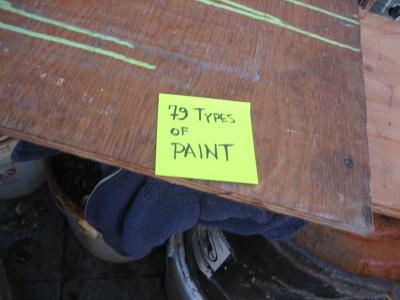 79 types of paint (closeup)