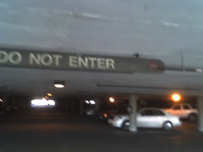 Do Not Enter means ENTER Do Not Enter means ENTER
