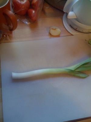 this leek was left whole