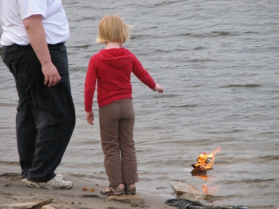 immediately capsizing