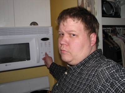 Heating pancakes. Heating pancakes.
