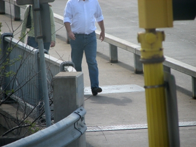 pants and pants peeking around