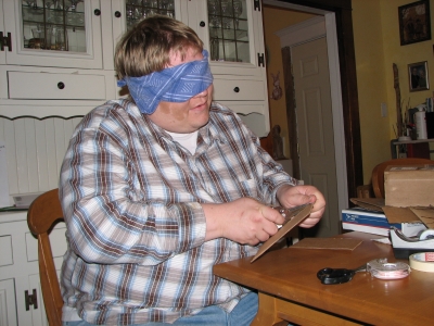 cutting very carefully