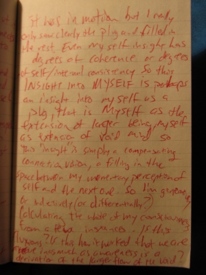 the extension of my self