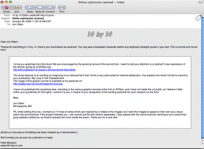 submission confirmation