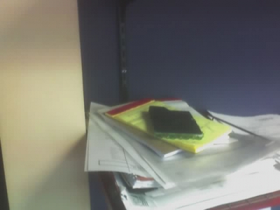 The notebook in Rahel's office.