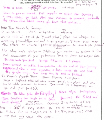 proposed tasks proposed tasks