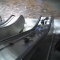 Down the escalator