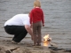 launched and aflame