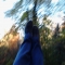 Feet on a swing.