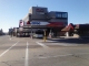 Looking back at the hotel + attached gas station.