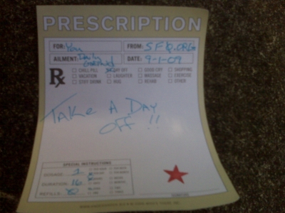 Another RX left in a public place