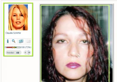MyHeritage Celebrity doppleganger result