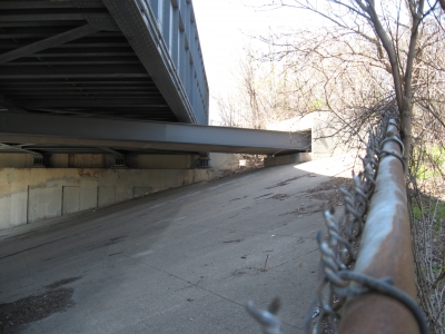 The north end of the bridge is as enigmatic as the south.