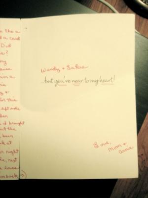 Card inside