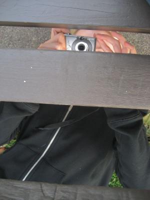 Celina through the slats