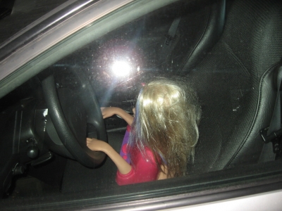 Driving home after a long day.  