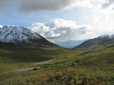 Hatchers Pass road
