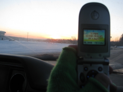 At 5:14 the sun set, but out day was only half over.