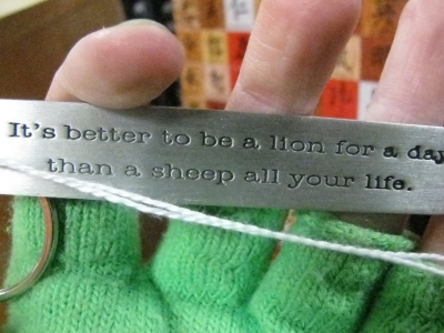 We read their inspirational bookmarks