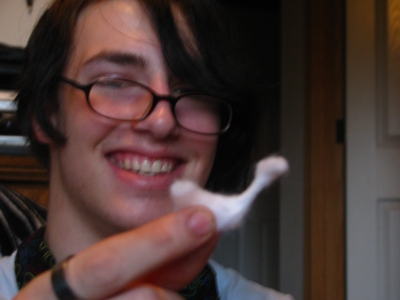 then he found a cotton swan