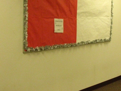 The hall by the band room