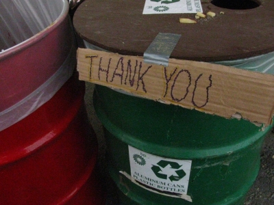 Thank you for recycling -by Rin