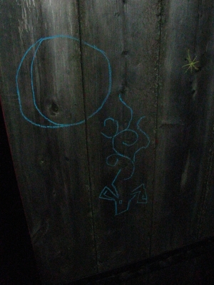 An awful moon and a pretty rabbit