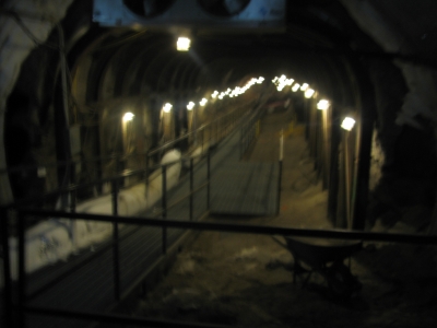 The beginnng of the tunnel