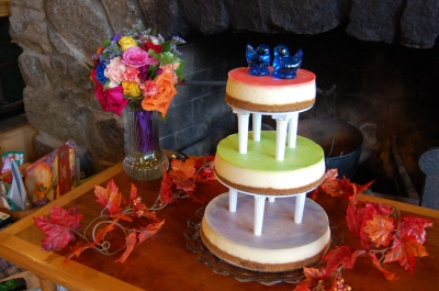 the cake