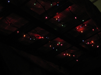 Our constellation lighting system above