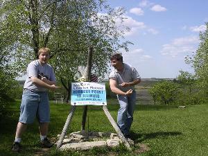 Illinois - Charles Mound (elevation 1,235 ft.) Illinois - Charles Mound (elevation 1,235 ft.)