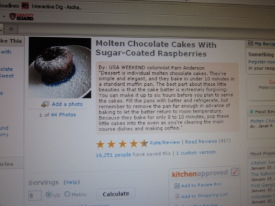 molten chocolate cake? this sounds like a challenge.