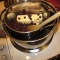 melting butter, chocolate. 