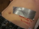 or duct tape works