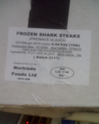 EU certified Shark meat