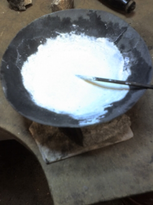 Slaked lime, or quicklime Slaked lime, or quicklime