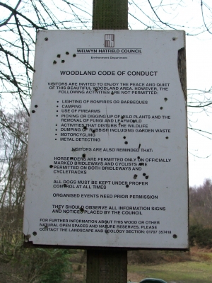 The notice ... 