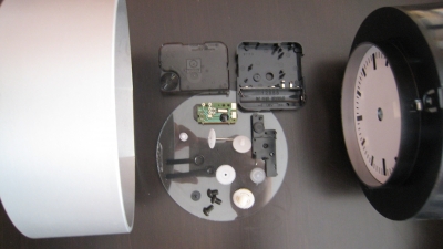 Clock destroyed