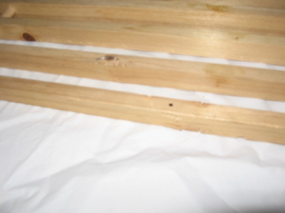 This is a bad nailing job, but it holds.