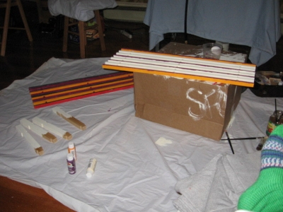 The work in progress.