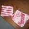 See, two nice dishtowls with nifty stitches on them. See, two nice dishtowls with nifty stitches on them.