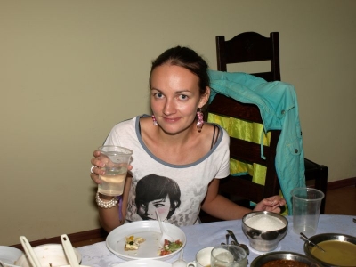 Happy guest