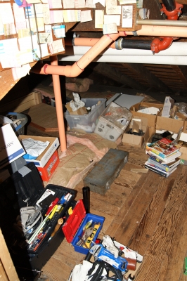 The closet, where he his case was found