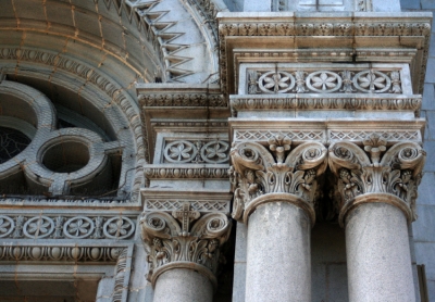 St. Elizabeth's doorway pillars St. Elizabeth's doorway pillars