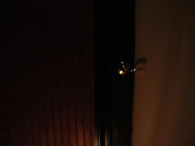 sitting on the crapper