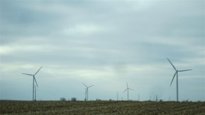 The wind farm.